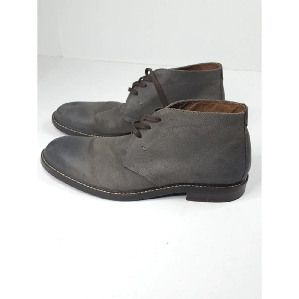 1901 Gray Men Oxford Chukka Lace Up Dress‎ Business Shoes 58665 Size 13